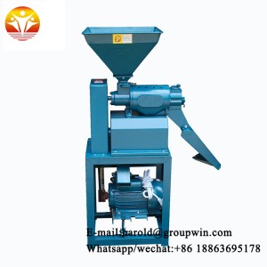 Rice peeling polishing machine