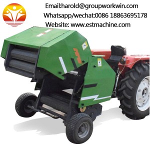 mini grass baler rice straw baling machine used