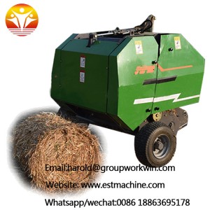 mini grass baler rice straw baling machine used