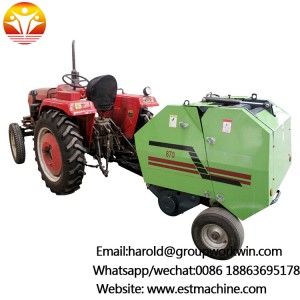 Factory direct cheap price CE certificated PTO mini round hay baler