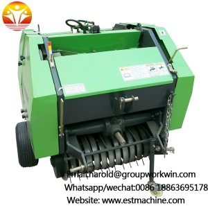 Factory direct cheap price CE certificated PTO mini round hay baler