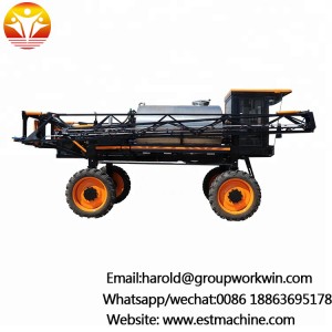 Agricultural Self Propelled Four-Wheel Drive Pesticide Spraying Power Agriculture Boom Sprayer Machinery