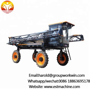 Agricultural Self Propelled Four-Wheel Drive Pesticide Spraying Power Agriculture Boom Sprayer Machinery