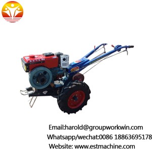 Modern two wheel rubber walking tractor price