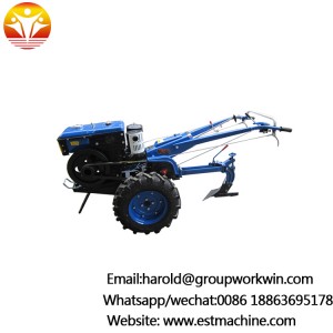 Modern two wheel rubber walking tractor price