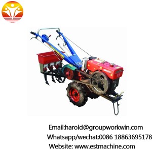 Modern two wheel rubber walking tractor price