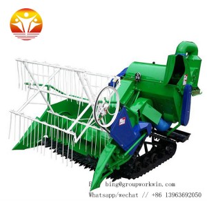 Hot-selling factory supplies mini rice combine harvester for sale