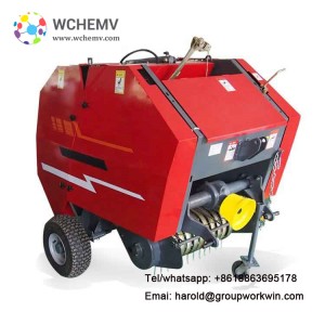 rice straw silage making machine fresh grass baling machine balingrolling of farm machine