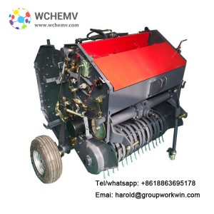 rice straw silage making machine fresh grass baling machine balingrolling of farm machine