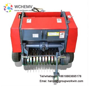 Automatic Baling Machine Mini Round Hay Baler For Grass AndStraw Baling  ​