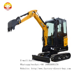 China Factory 2 Ton Mini Excavator Price With Rotatable Boom