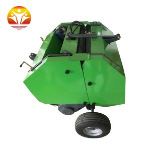 agricultural round hay bale bunding machine