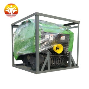 agricultural round hay bale bunding machine