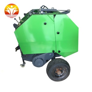 agricultural round hay bale bunding machine