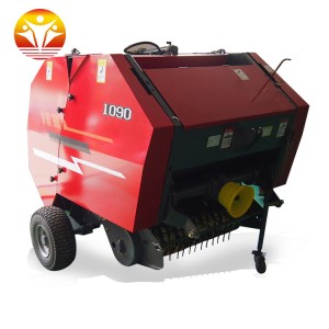 agricultural round hay bale bunding machine