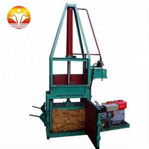 automatic agriculture waste straw hay baling machine