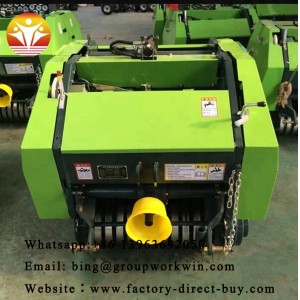 Manufacturer CE hydraulic small round hay baler with factory price