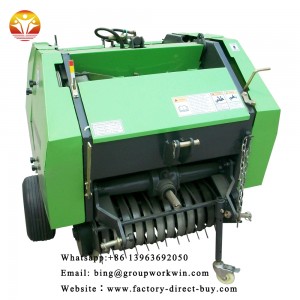 mini grass baler rice straw baling machine used