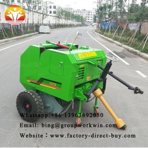 China round bundling machine for straw stalk pick-up baler