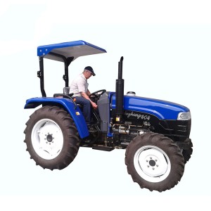 Easy-to-use 40hp 4WD small farm wheel Tractor with Front End Loader and Backhoe