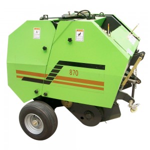 Factory direct cheap price CE certificated PTO mini round hay baler