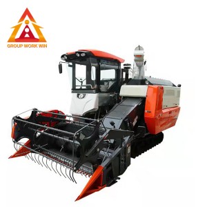 High quality  102HP Combine Harvester Machine for Rice Wheat Corn Harvesting