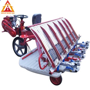 6 rows walking behind hand push rice transplanter for sale in Pakistan