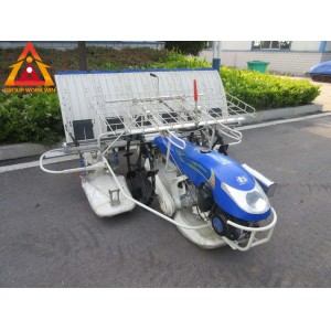 6 rows walking behind hand push rice transplanter for sale in Pakistan