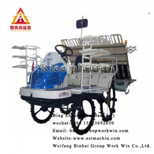 Agriculture Planter 6 Rows Walking Paddy Rice Transplanter