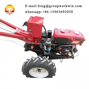 Multi-Purpose Two Wheel Definition Farm Hand Walking Tractor 15HP