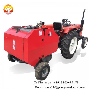 good quality mini round hay straw baler