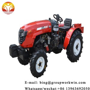 Low orchard greenhouse wang tractor wheel spacing adjustable fuel saving four-wheel drive tractor