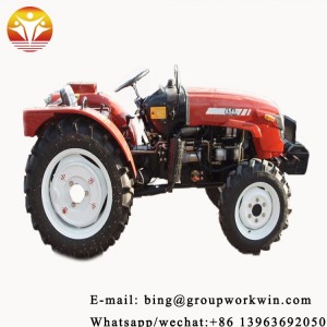 Low orchard greenhouse wang tractor wheel spacing adjustable fuel saving four-wheel drive tractor