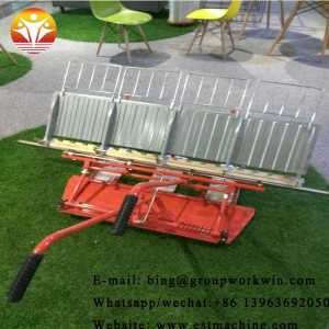 Chinese farm machine manually transplanting rice machine