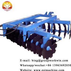 Factory Direct Selling Wholesale Tractor Mounted Light Disc Harrow