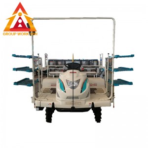 Agriculture Planter 6 Rows Walking Paddy Rice Transplanter