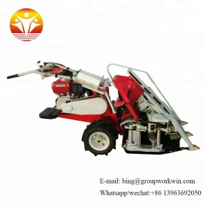 The best quality cheapest grain wheat/rice/hay reaper binder harvester 4k-50 with 50cm working width