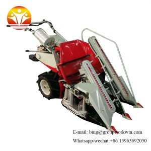 The best quality cheapest grain wheat/rice/hay reaper binder harvester 4k-50 with 50cm working width