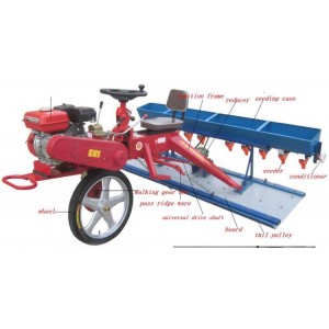 High-efficiency farming self-propelled high-speed rice field transplanter