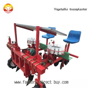 Chinese vegetable seedling transplanting machine