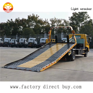 Vehicle rescue road light wrecker trailer