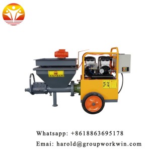 Small Construction Screw mortar spraying machine