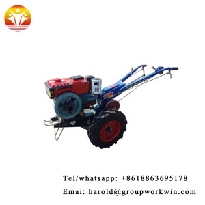 Modern two wheel rubber walking tractor price