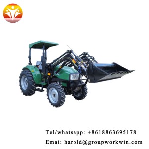 50hp 4x4 compact tractor with loader and backhoe for sale