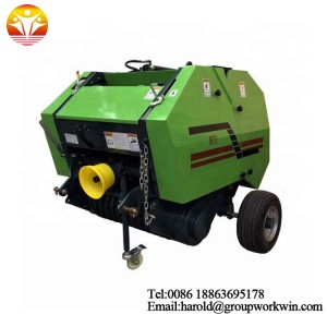 Economy square straw baler mini roll hay baler