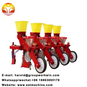 Easy operation tractor mounted 4-row corn planter fertilizer seed planter