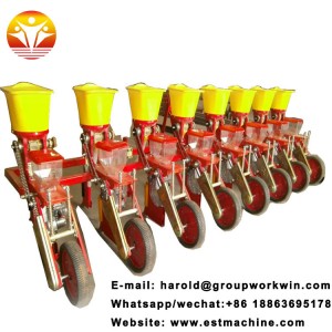 Easy operation tractor mounted 4-row corn planter fertilizer seed planter