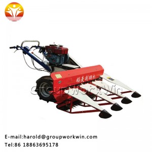 Best selling multi-function mini harvester harvester rice cutting machine