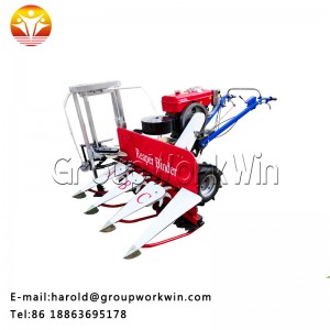 Best selling multi-function mini harvester harvester rice cutting machine