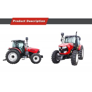 180hp X1804 4wd farm wheeled tractor